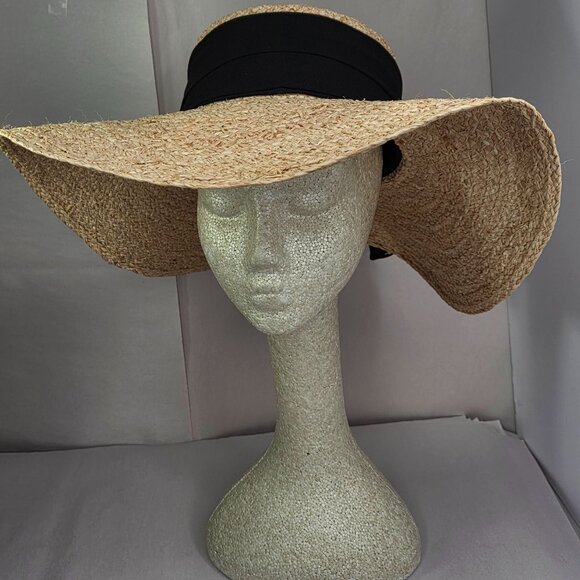 NWT Hat Attack Women's Avalon Sunhat Natural - Picture 1 of 4